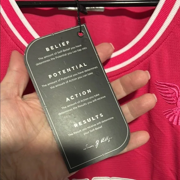 Pink Fitwear Basketball Jersey - Picture 6 of 7